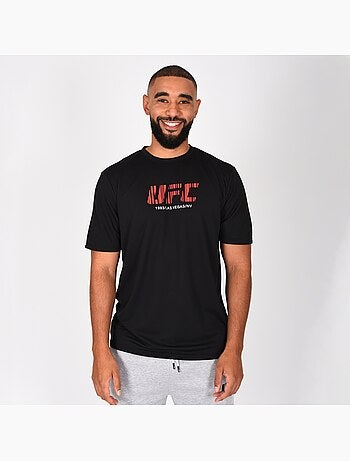 T-shirt ufc homem preto desporto training streetwear