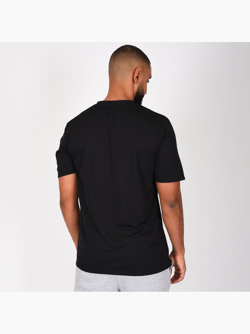 T-shirt ufc homem preto desporto training streetwear Preto - Kiabi