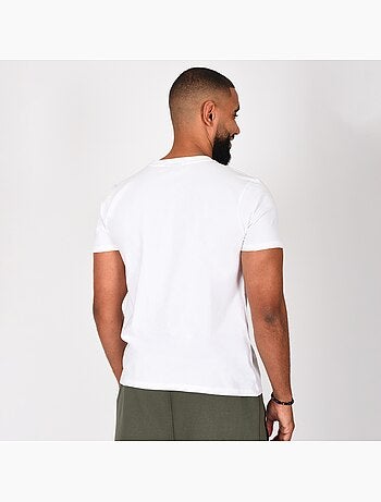 T-shirt ufc lifestyle homem treino diário branco