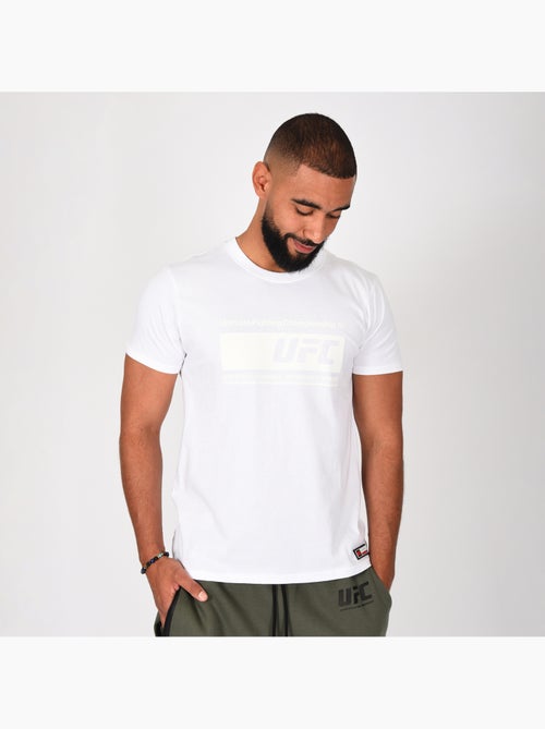 T-shirt ufc lifestyle homem treino diário branco - Kiabi T-shirt ufc lifestyle homem treino diário branco - Kiabi