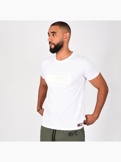 T-shirt ufc lifestyle homem treino diário branco - Kiabi T-shirt ufc lifestyle homem treino diário branco - Kiabi