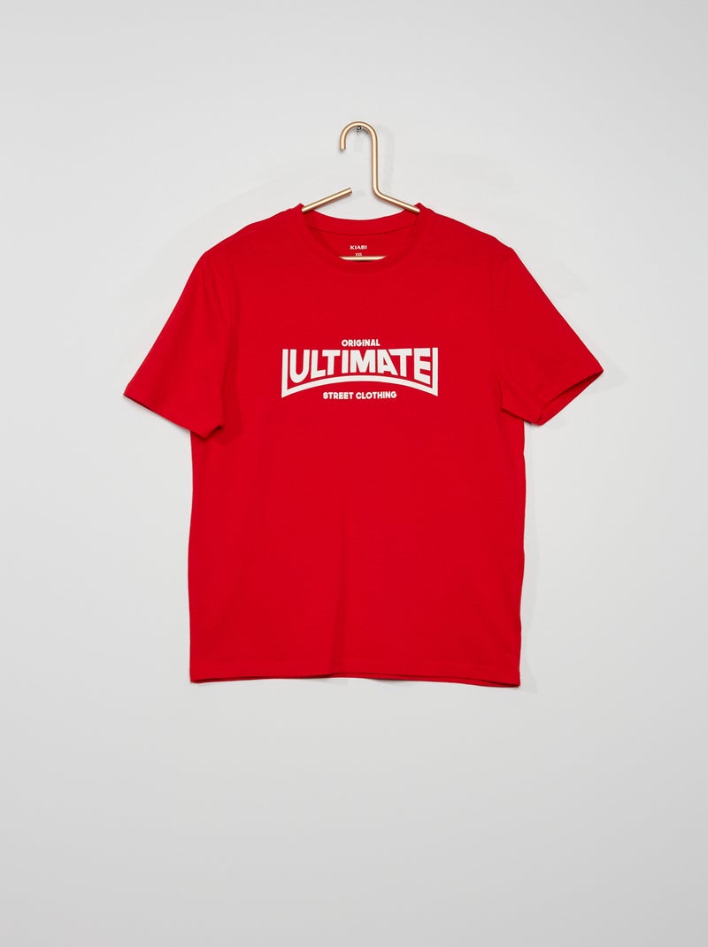 T-shirt 'ultimate' ROXO - Kiabi