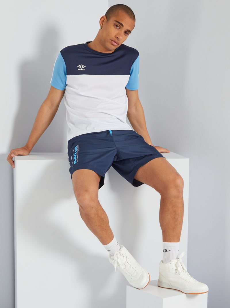 T-shirt 'Umbro' color block AZUL - Kiabi