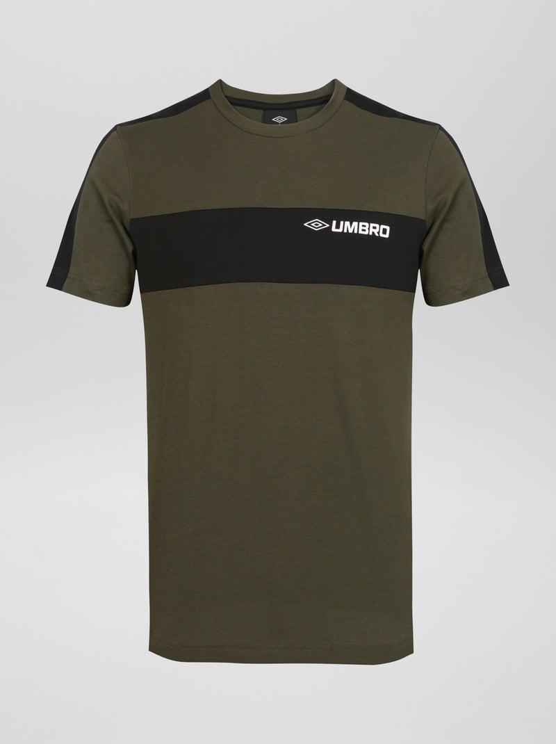 T-shirt 'Umbro' de gola redonda CAQUI - Kiabi