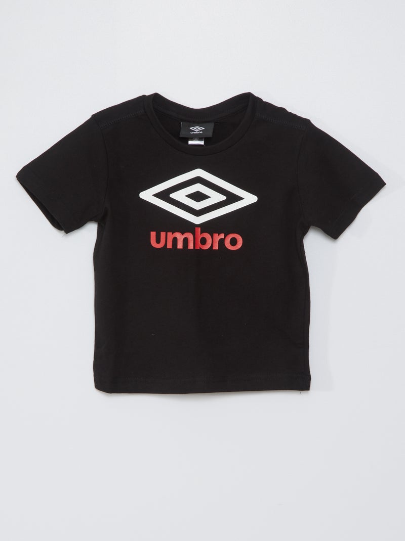 T-shirt 'Umbro' de gola redonda PRETO - Kiabi