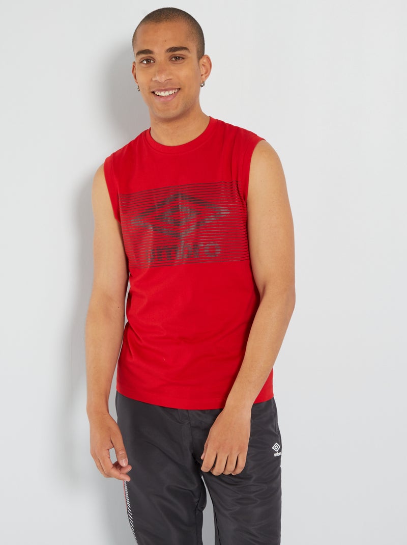 T-shirt 'Umbro' em algodão VERMELHO - Kiabi