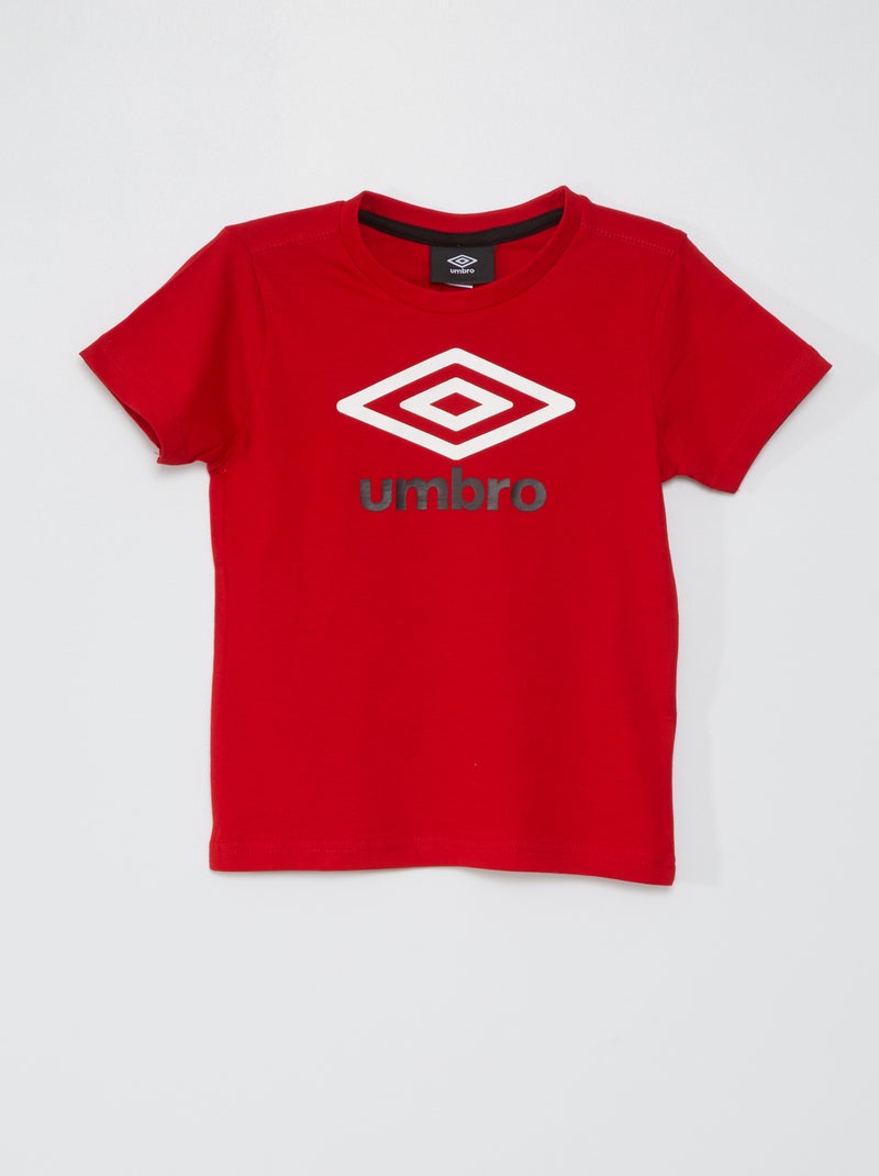 T-shirt 'Umbro' em jersey VERMELHO - Kiabi