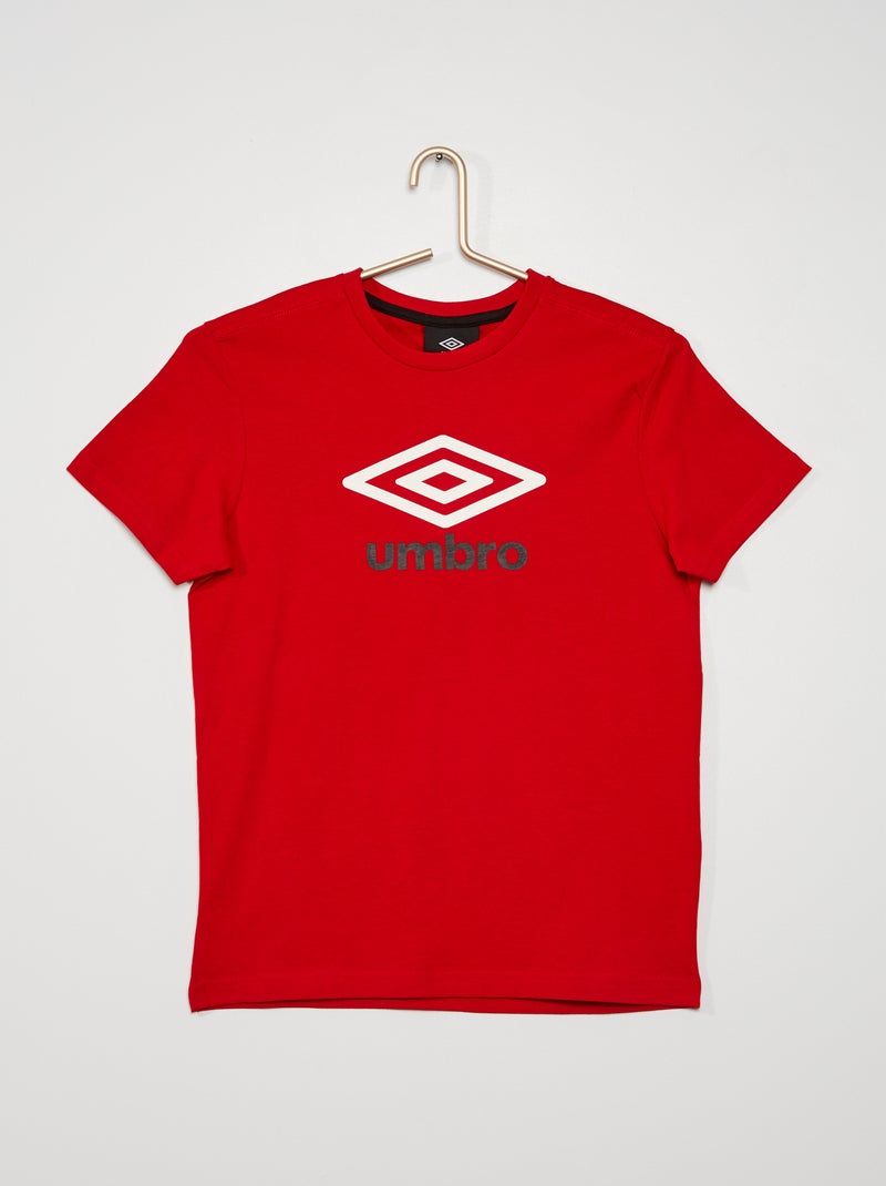 T-shirt 'Umbro' em jersey VERMELHO - Kiabi