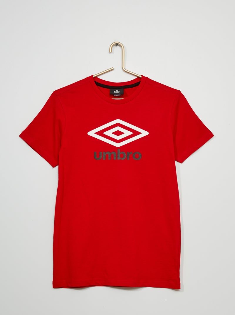 T-shirt 'Umbro' em jersey VERMELHO - Kiabi