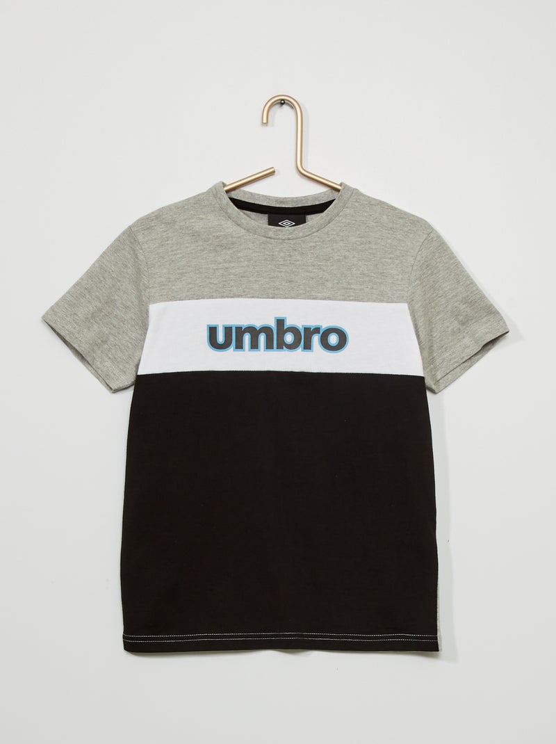 T-shirt 'Umbro' estilo color-block CINZA - Kiabi