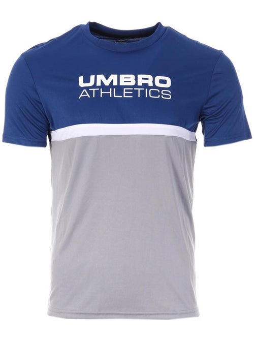 T-Shirt Umbro Spa Net para Homem Cinzento/Azul - Kiabi