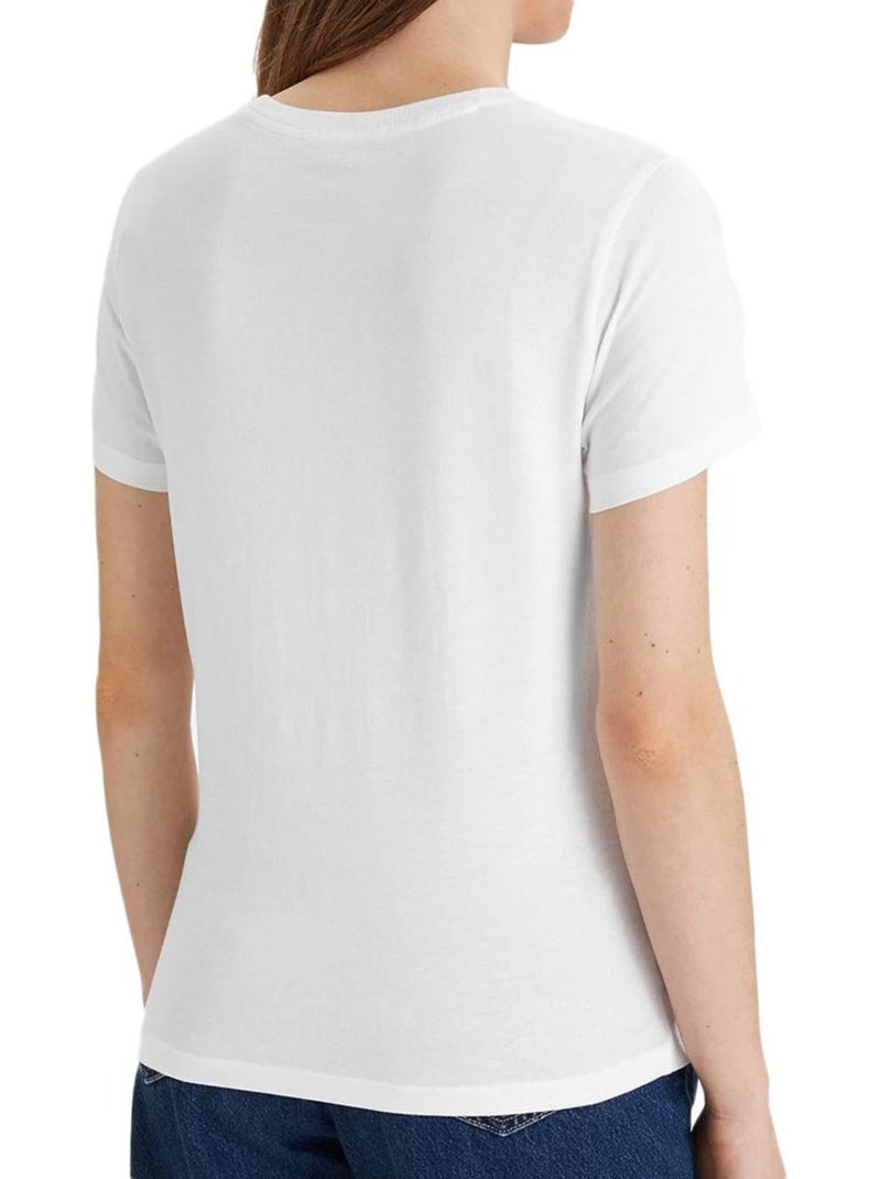 T-Shirt Unissexo Calvin Klein Jeans Algodão Branco X3 Branco - Kiabi