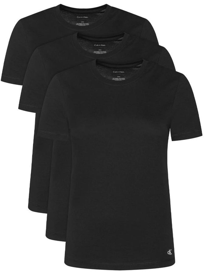 T-Shirt Unissexo Calvin Klein Jeans Algodão Preto X3 Preto - Kiabi