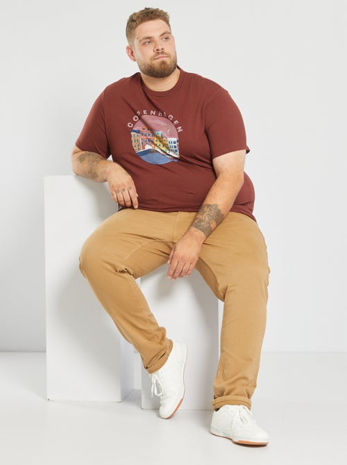 T-shirt unissexo em jersey 'Copenhaga' - Kiabi