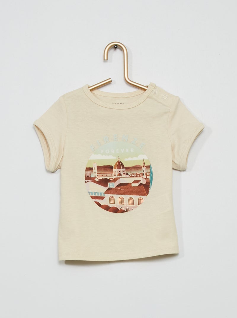T-shirt unissexo 'Firenze' BRANCO - Kiabi