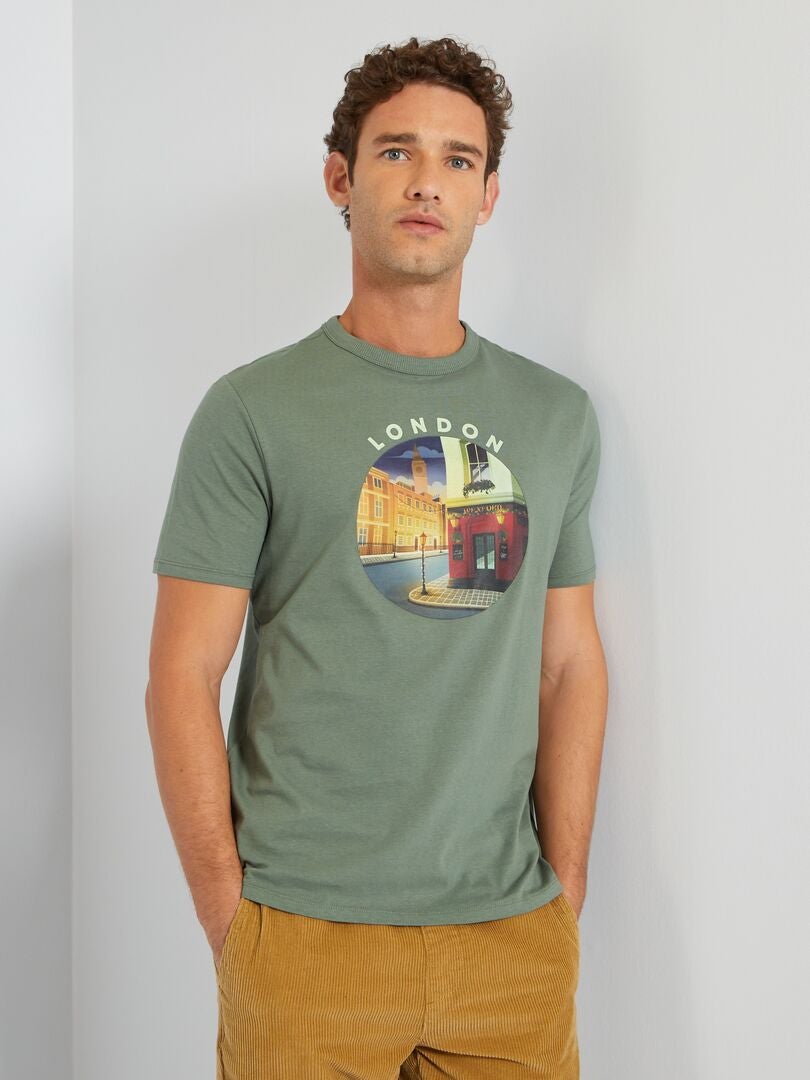 T-shirt unissexo 'Firenze' CINZA - Kiabi