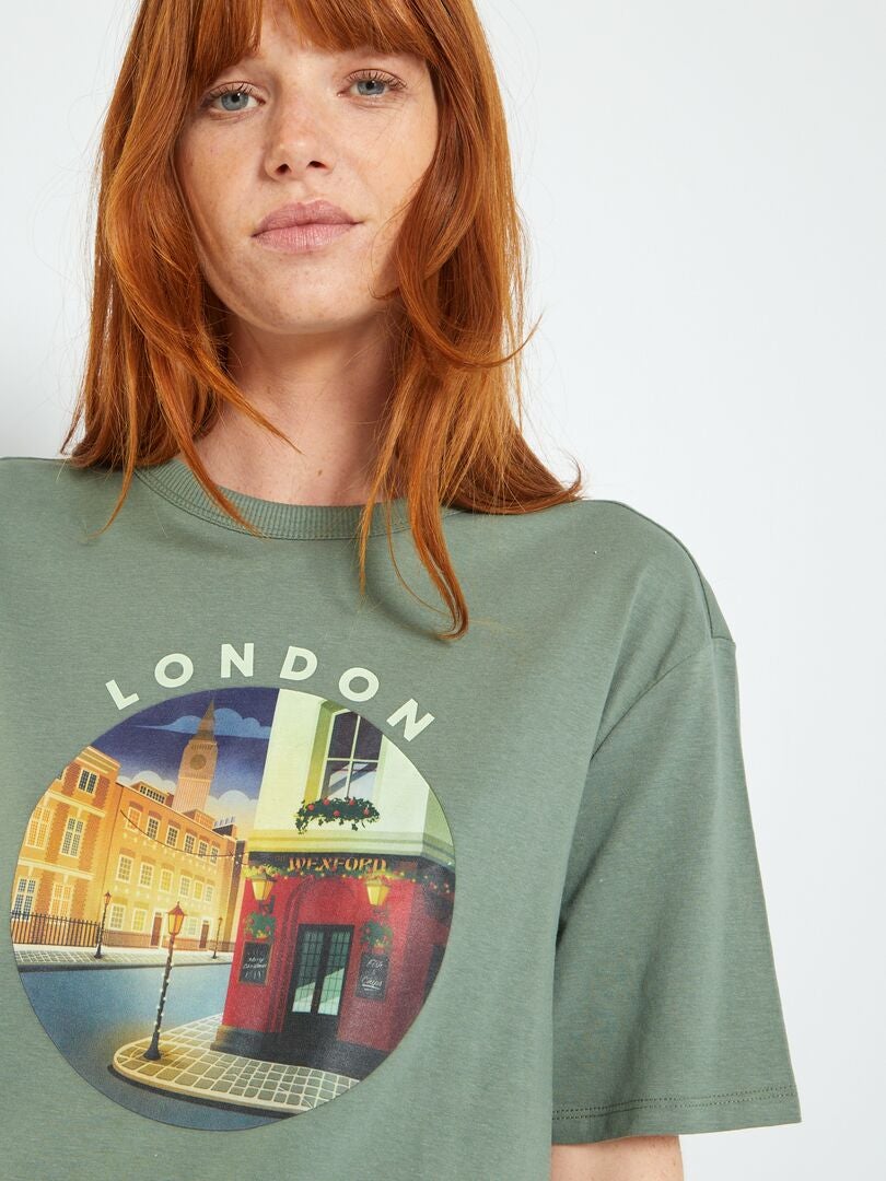 T-shirt unissexo 'Firenze' CINZA - Kiabi