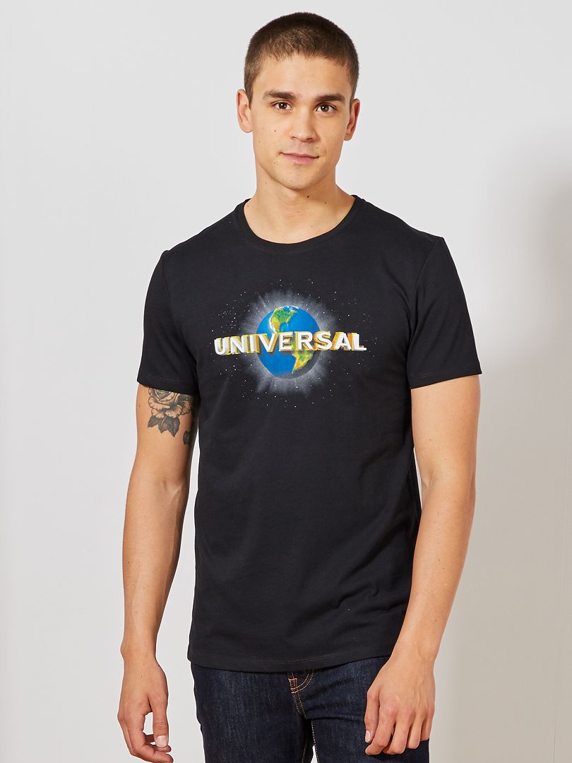 T-shirt 'Universal' Preto - Kiabi