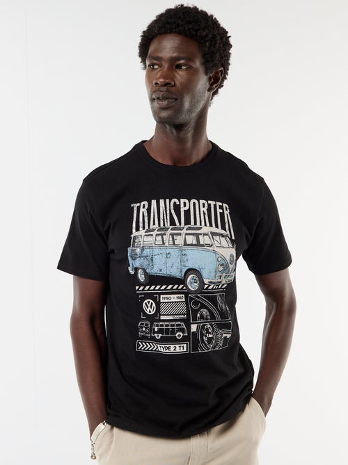 T-shirt 'Van Volkswagen' de manga curta - Kiabi