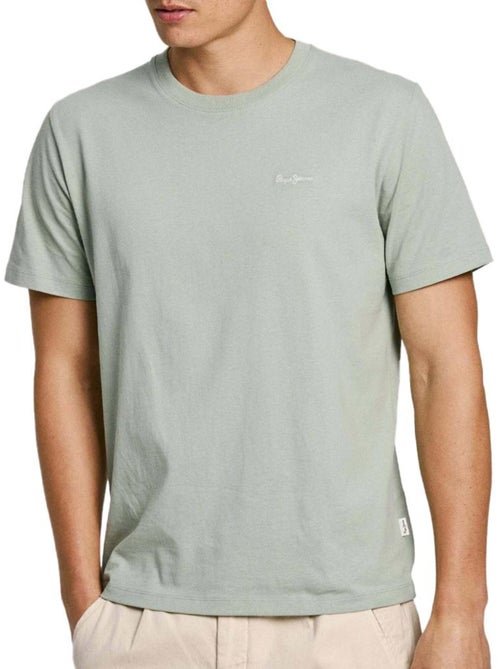 T-shirt Verde Claro para Homem Pepe Jeans Connor - Kiabi T-shirt Verde Claro para Homem Pepe Jeans Connor - Kiabi