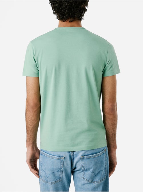 T-shirt verde claro para homem pepe jeans original basic pm508212 - Kiabi T-shirt verde claro para homem pepe jeans original basic pm508212 - Kiabi