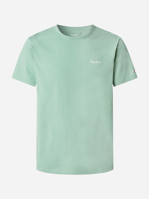 T-shirt verde claro para homem pepe jeans original basic pm508212 - Kiabi T-shirt verde claro para homem pepe jeans original basic pm508212 - Kiabi