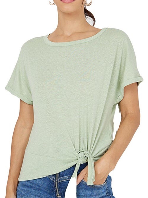 T-shirt Verde Claro para Mulher Vero Moda Marijune - Kiabi