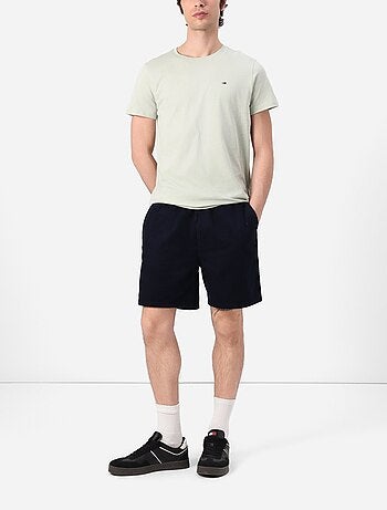 T-shirt verde claro tommy hilfiger tjm xslim para homem