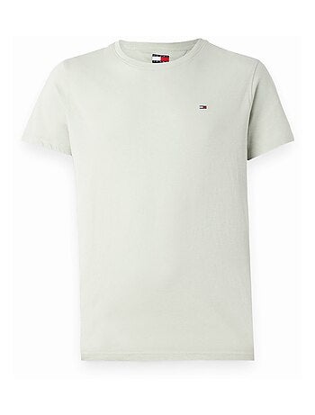 T-shirt verde claro tommy hilfiger tjm xslim para homem