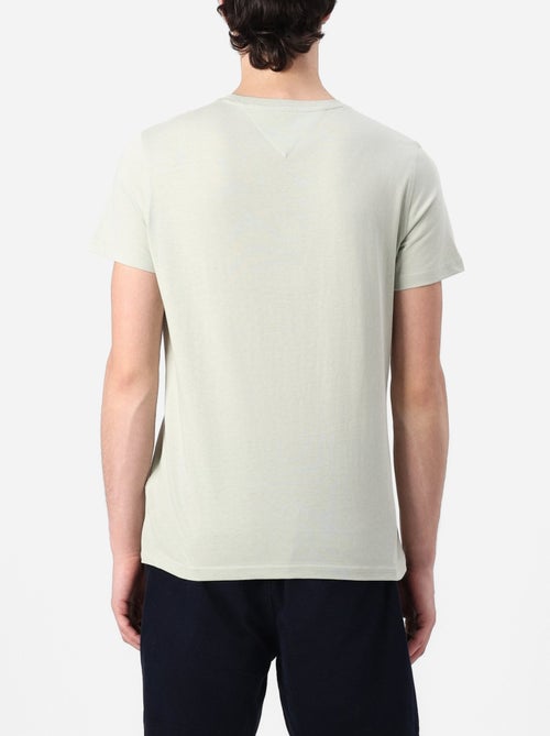 T-shirt verde claro tommy hilfiger tjm xslim para homem - Kiabi T-shirt verde claro tommy hilfiger tjm xslim para homem - Kiabi