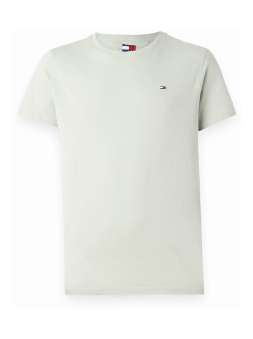T-shirt verde claro tommy hilfiger tjm xslim para homem - Kiabi T-shirt verde claro tommy hilfiger tjm xslim para homem - Kiabi