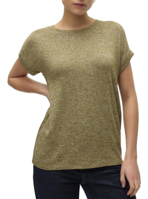 T-shirt verde claro vero moda brianna para mulher 102913530 - Kiabi T-shirt verde claro vero moda brianna para mulher 102913530 - Kiabi