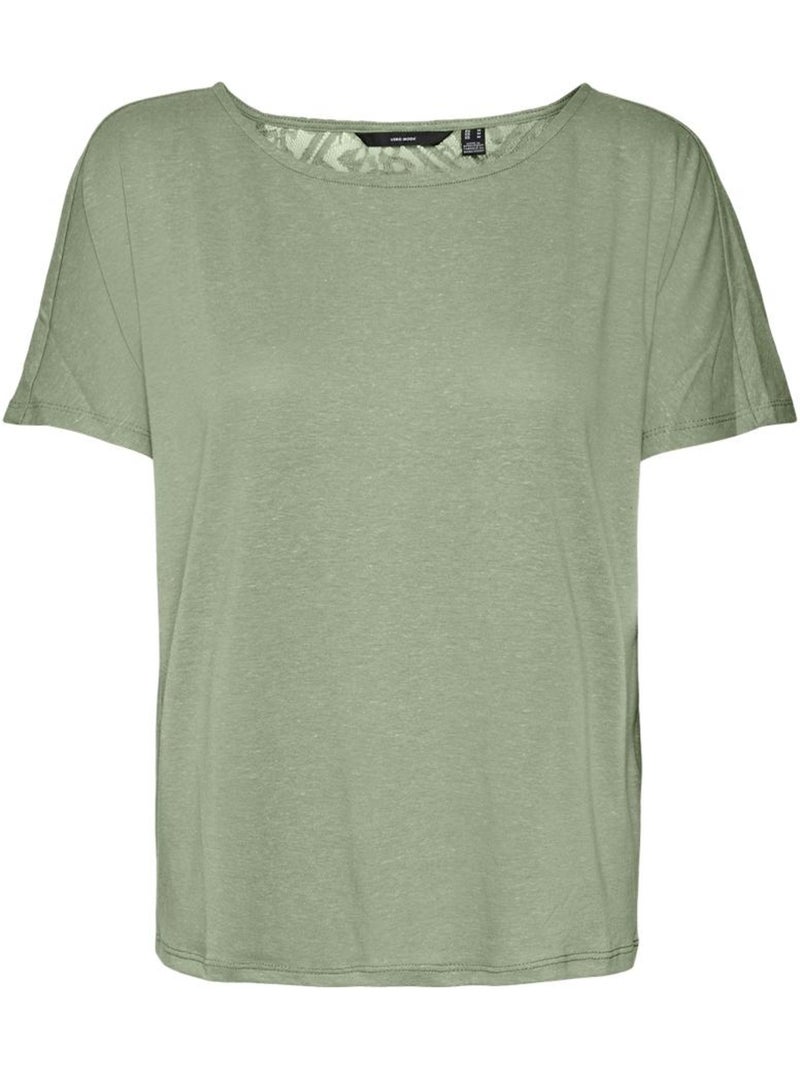 T-shirt Verde de Renda para Mulher Vero Moda Marijune Verde - Kiabi