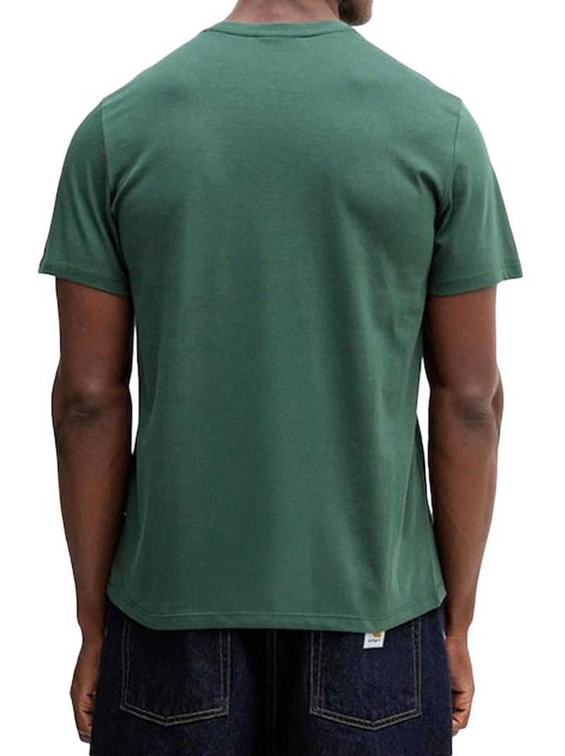T-shirt verde escuro calvin klein jeans classics para homem Verde - Kiabi