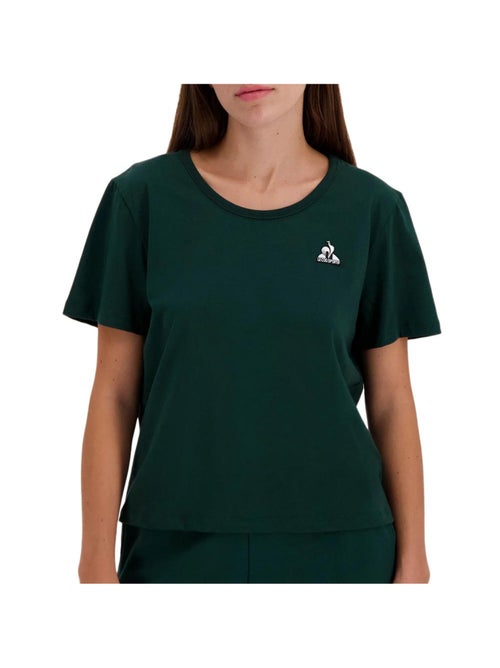 T-shirt verde escuro le coq sportif contemporâneo para mulher - Kiabi T-shirt verde escuro le coq sportif contemporâneo para mulher - Kiabi