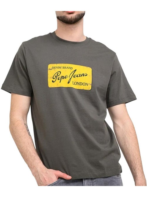 T-shirt Verde Masculina Pepe Jeans Originals - Kiabi