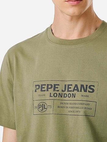 T-shirt pepe jeans tharky para homem branco
