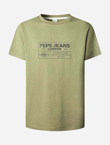 T-shirt pepe jeans tharky para homem branco