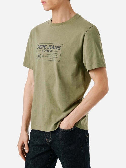 T-Shirt Verde Masculina Pepe Jeans Tharky - Kiabi T-Shirt Verde Masculina Pepe Jeans Tharky - Kiabi