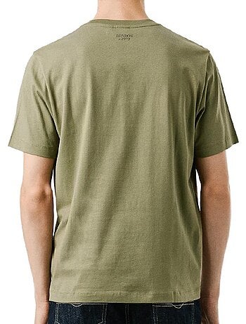 T-Shirt Verde Masculina Pepe Jeans Tharky
