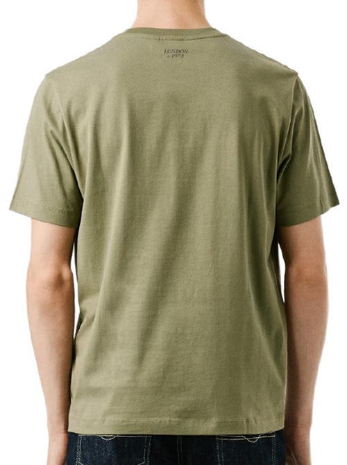 T-Shirt Verde Masculina Pepe Jeans Tharky - Kiabi