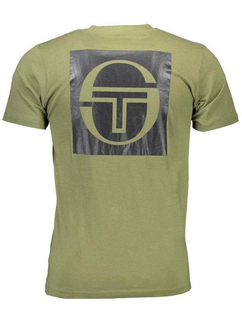 T-shirt Verde Masculina Sergio Tacchini Squared Cáqui - Kiabi