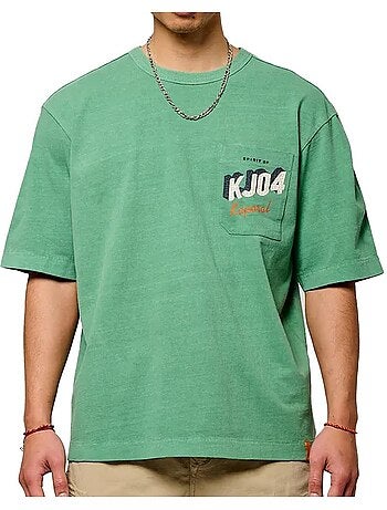 T-Shirt Verde Masculino Kaporal BAXH
