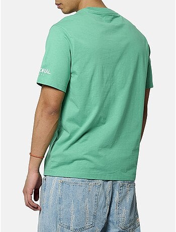 T-shirt kaporal jack para homem branco/azul