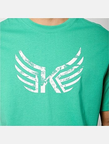 T-shirt kaporal jack para homem branco/azul