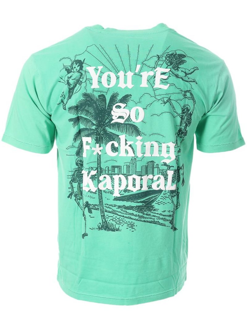 T-Shirt Verde Masculino Kaporal TORINH25M11 Verde - Kiabi