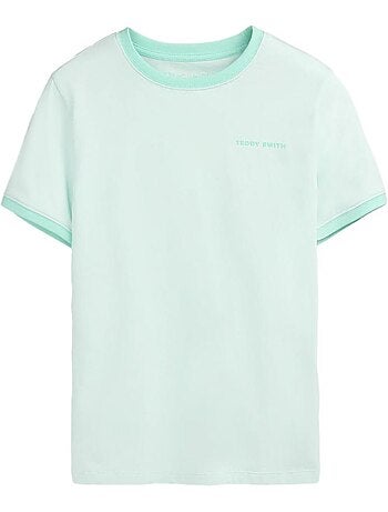 T-shirt verde menta para menino teddy smith 61007493d