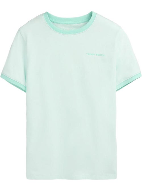 T-shirt verde menta para menino teddy smith 61007493d - Kiabi T-shirt verde menta para menino teddy smith 61007493d - Kiabi