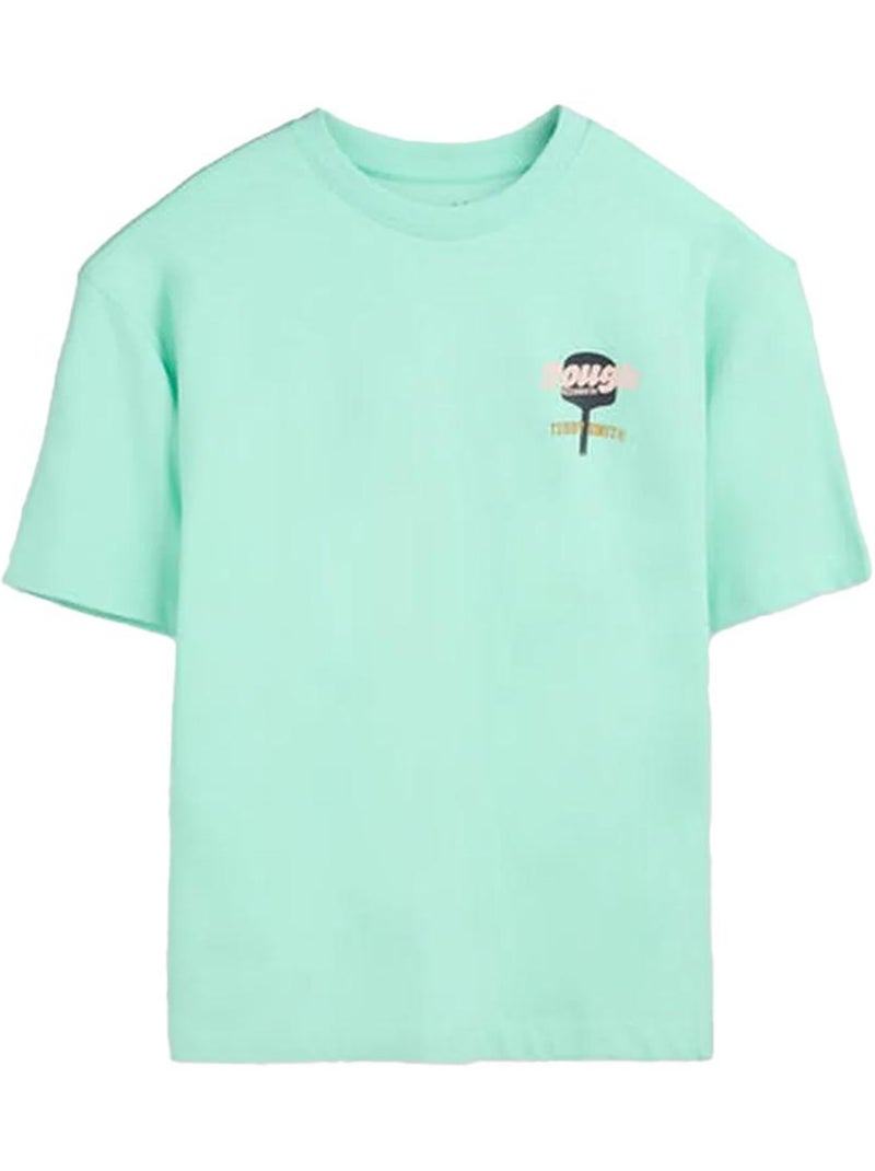 T-Shirt Verde Menta para Menino Teddy Smith Bis Verde - Kiabi