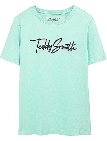 T-shirt verde menta para rapaz teddy smith evan